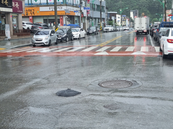 황지동 국민은행 사거리 도로 노면정비 이미지2
