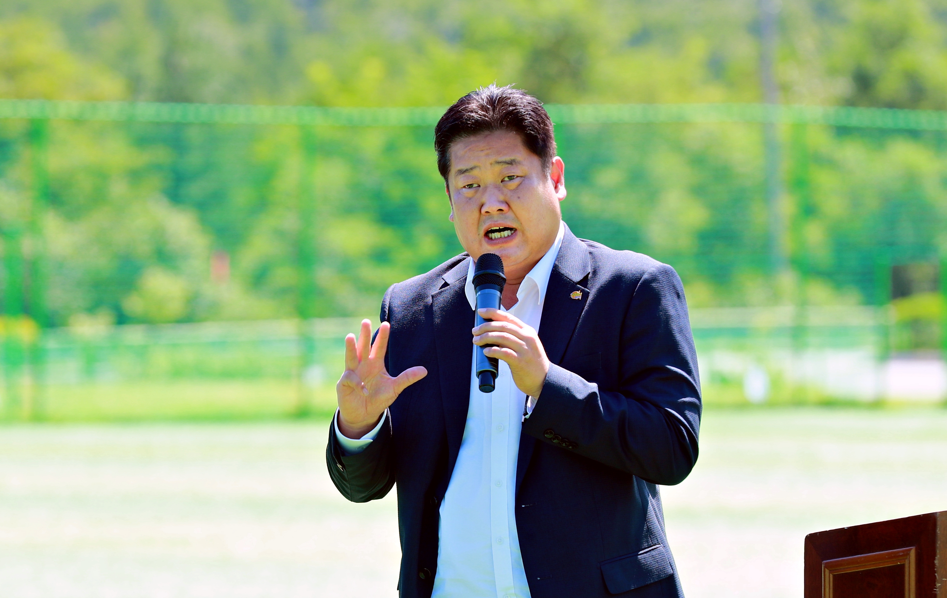 2022.8.28.제5회 태백시협회장배 동호인 파크 골프대회 개회식 이미지2