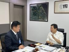 2022.07.20.이상호 태백시장 국회의원 이철규의원과 현안논의 이미지