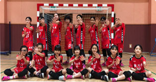 황지초등학교 핸드볼팀 사진
