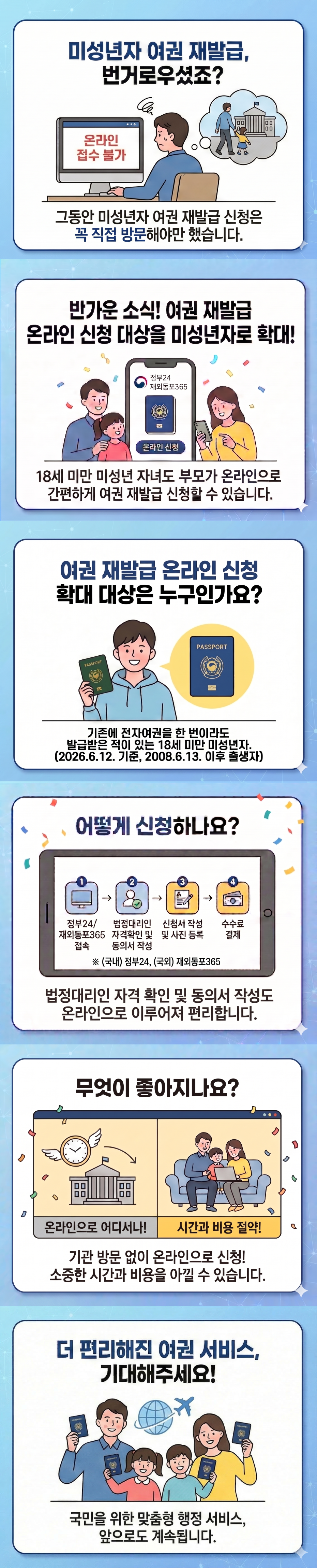 온라인 여권 신청 대상자 확대 안내 이미지1